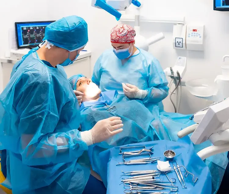 All on 6 dental implant surgery