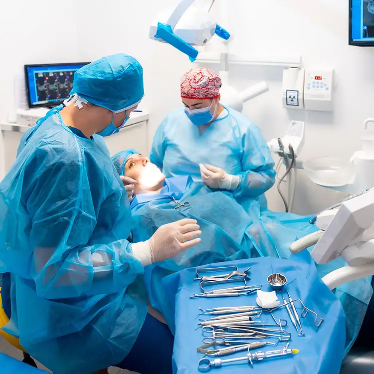 All on 6 dental implant surgery