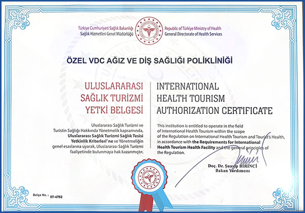 authorized certificate